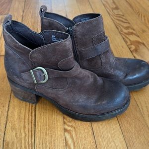 Born ankle moto boots